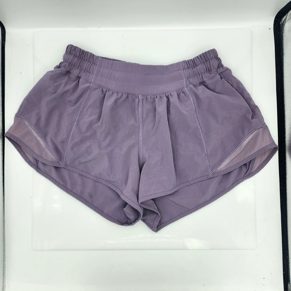 Lululemon Hotty Hot Short II 2.5 RARE Dusty Purple Running Shorts LW7AUSR Size 6